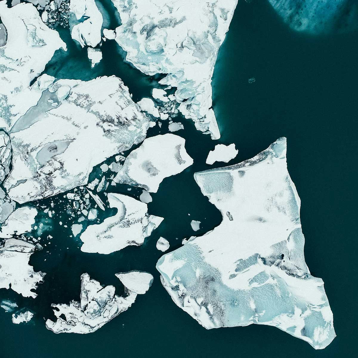 Overview of an iceberg