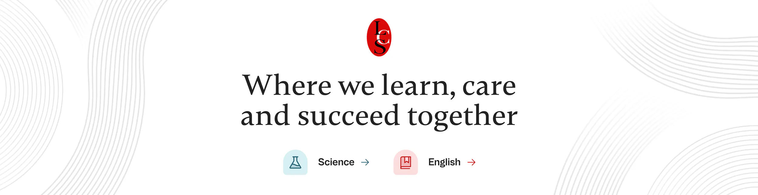 Graphic of the Littleover brand tagline.