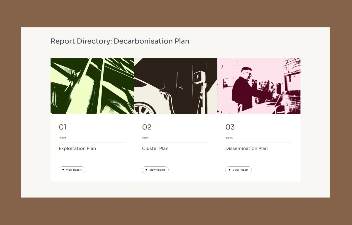 Image of the Dalton LIDP website report directory.