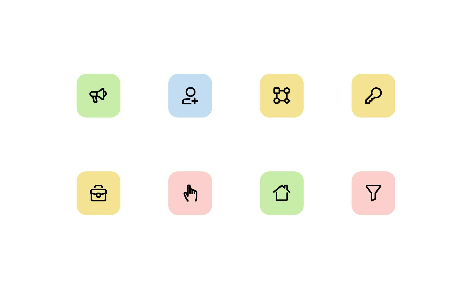 An image of the Veco Plus icons.