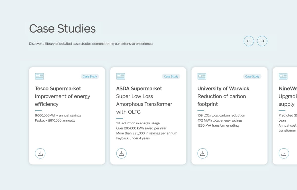 Image of Wilson Power Solutions case study slider.