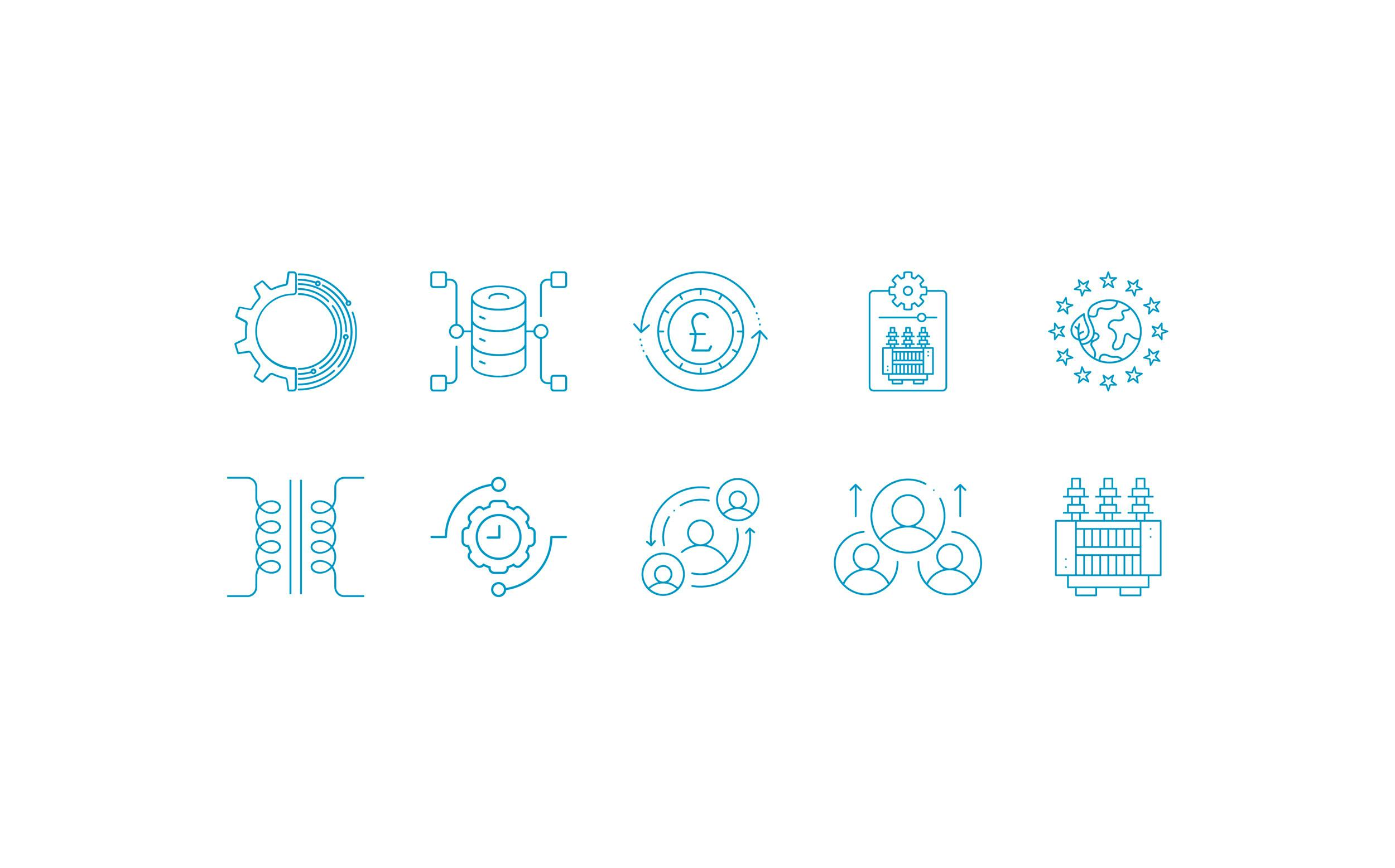 Image of Wilson Power Solutions custom icons.