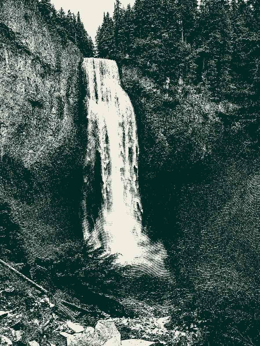 Dithered waterfall